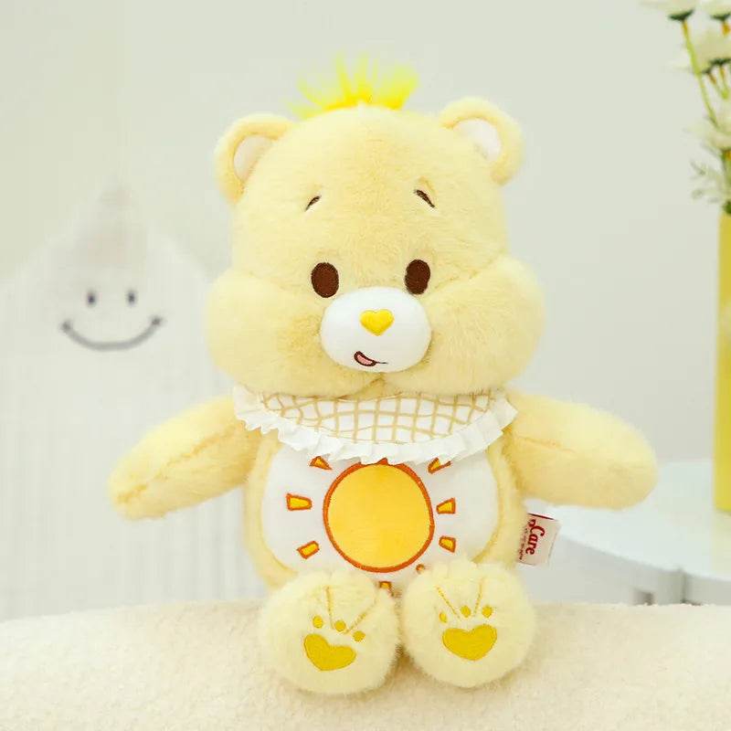 Adorably Baby Care Bear Plush Toys Bear Stuffed Doll Rainbow Bears Plushies Kawaii Room Decor Toys Lovely Kids Birthday Gifts - AIAZ