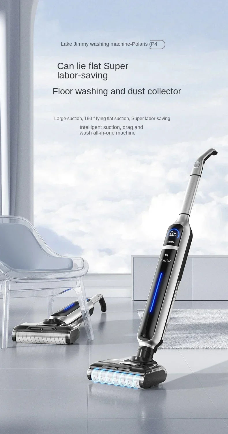 jimmy P4 Polaris Household Vacuum cleaner Floor cleaner Vacuum mop Floor Dry and wet integrated cleaner to remove bacteria Origi