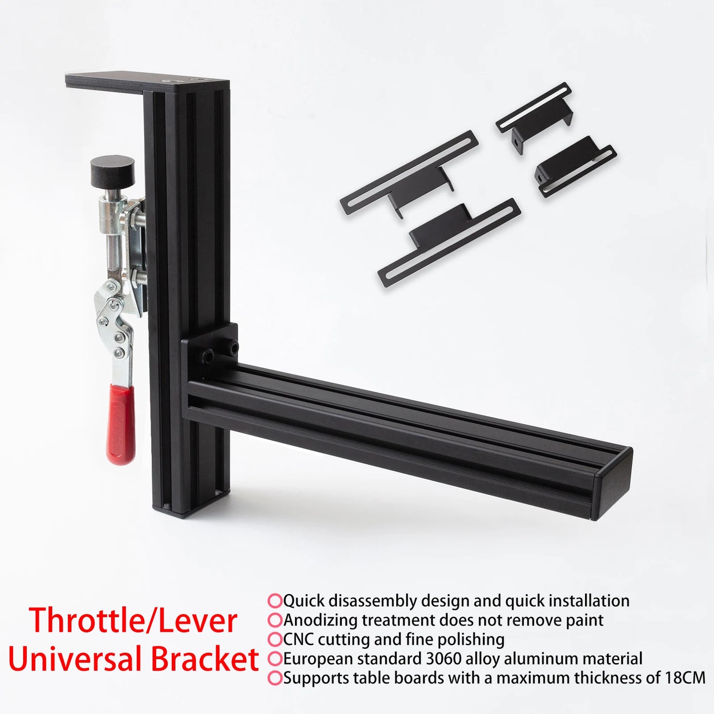 Flight Simulator Joystick THROTTLE STICK Desktop Mounting Bracket For Logitech X56 X55 X52 Thrustmaster T16000M TCA VKB WINWING