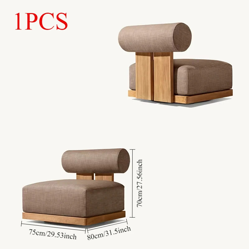 Hotel Patio Garden Sofa Set Teak Outdoor Teak Wooden Sofa Outdoor Furniture Solid Teak Sofa Set