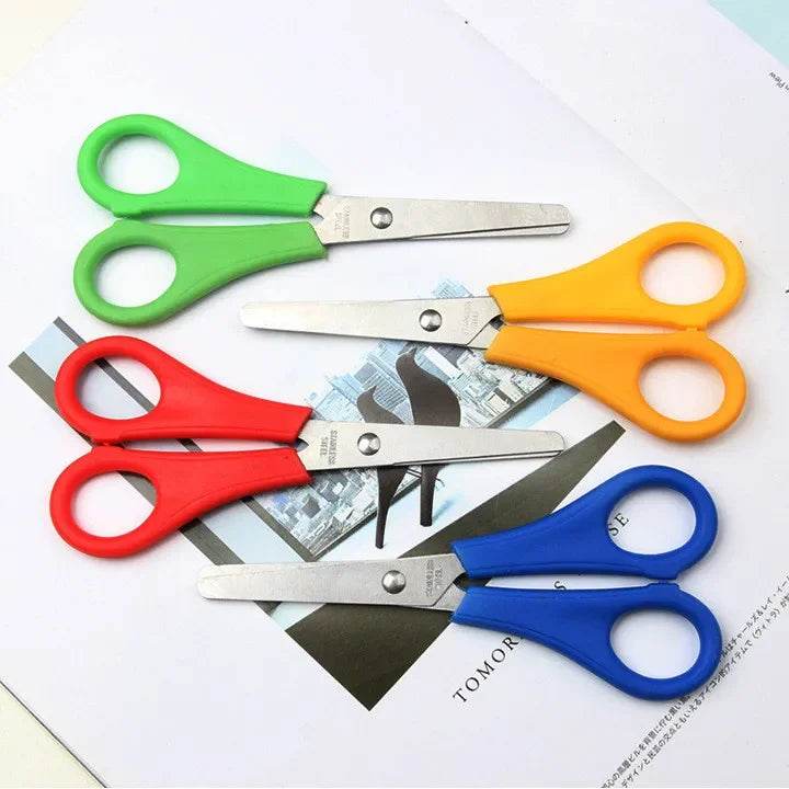 Scissors DIY Handmade Scissors Safety Ruler Scale Scissors Stationery Student School office supplies Scale stationery cute pen - AIAZ