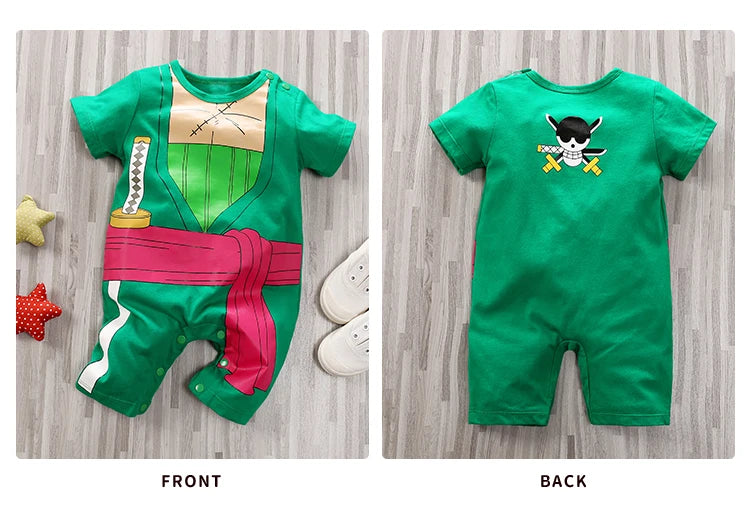 Toddler Anime Cosplay Dragon DBZ Costume Baby Boy Girl Romper Kid Demon Slayer Baby Clothes Newborn Onesie Jumpsuit 0-18 Months