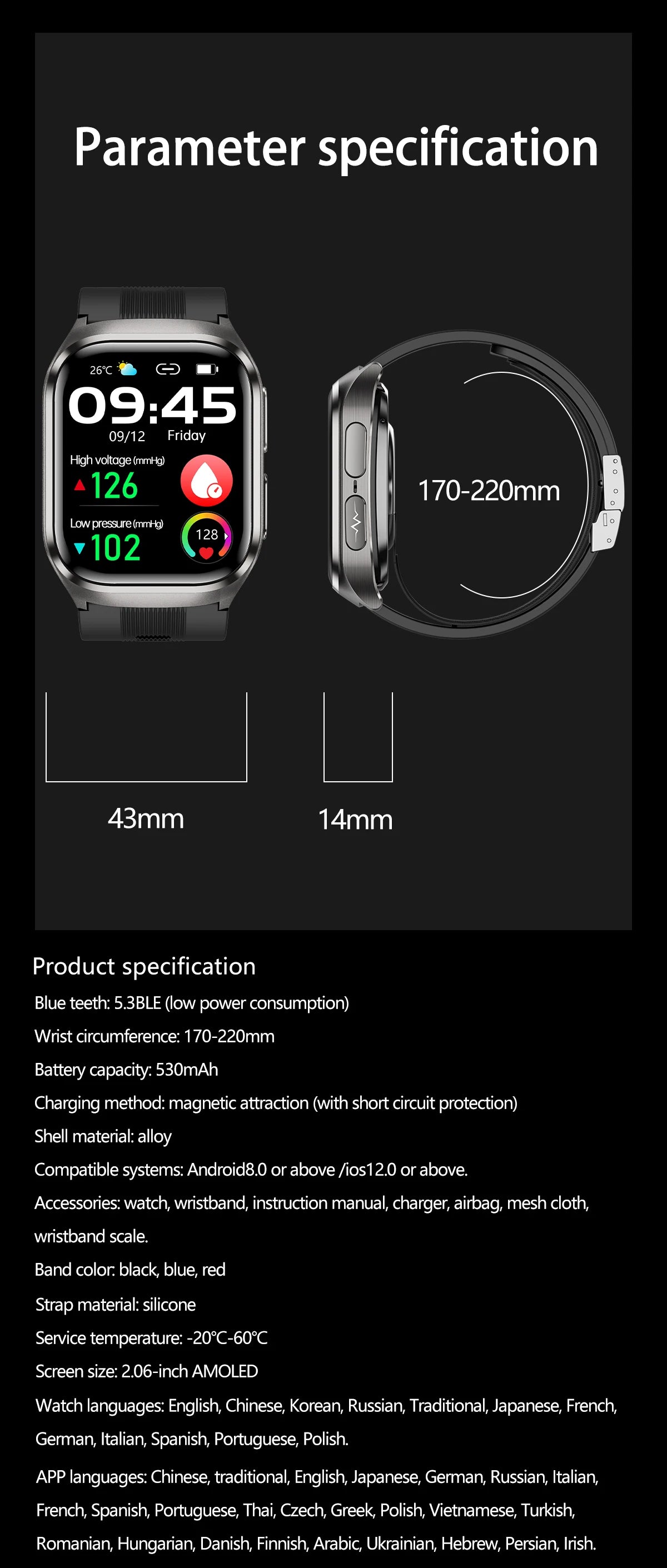 2025 New For HUAWEI Air Bag Smart Watch Men Blood Fat ECG+PPG Blood Pressure Broadcast NFC HD BT Call Health Smart Watch Woman