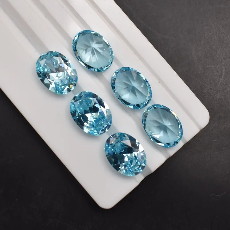 Natural Mined Light Aquamarine Unheated 12.50 Cts 12x16mm Oval Cut AAAA+ Loose Gem