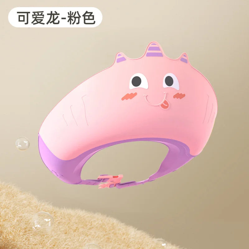 Upgrade Baby Shower Cap Shield Visor Baby Hat For Eye and Ear Protection Adjustable 0-12 Years Children Washing Hair Care Tool