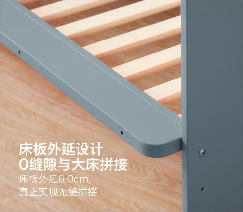 ZZ Splicing Bed Children's Seamless Bedside Bed Widened Crib Adjustable High Guardrail Bed