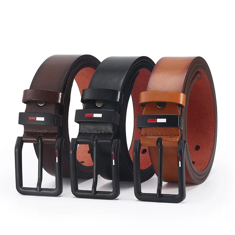 Men's pin buckle belt Korean style fashionable versatile belt young men's jeans belt