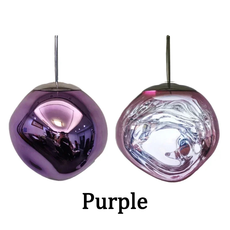 Postmodern lava chandelier creative clothing store bar desk lamp villa duplex living room dining room staircase chandelier