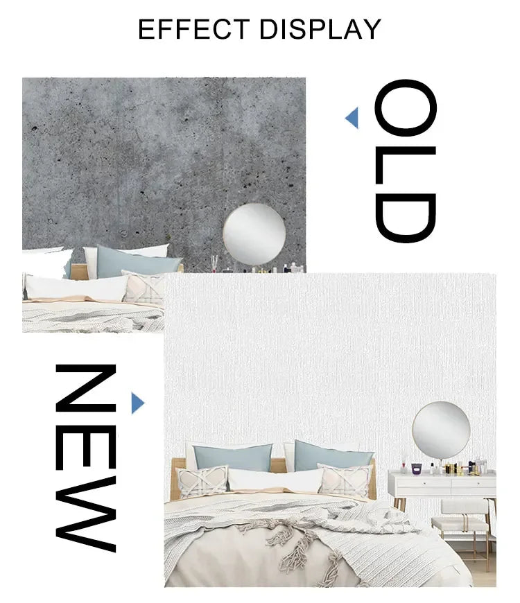 Self Adhesive 3D Panel Linen Wallpaper Foam Soundproof Waterproof 3D Diatom mud Wall Sticker modern simple Bedroom Wallpaper