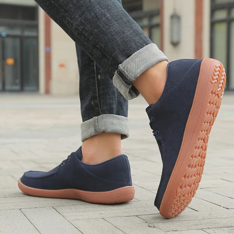 High Quanlity Wide Barefoot Non-slip Casual Walking Shoes Comfortable Footwear Shoe Classic Fashion Men's Sneakers Plus Size 46