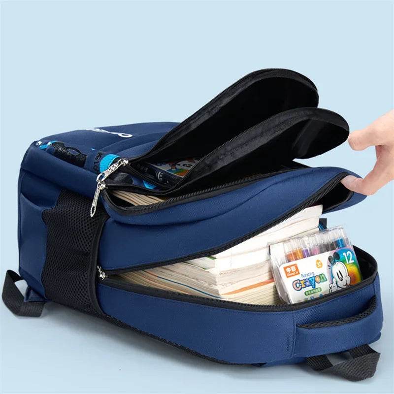Useful Kids Backpack In Primary Schoolbag For Teenager Boys Waterproof Backpacks Book Bag - AIAZ