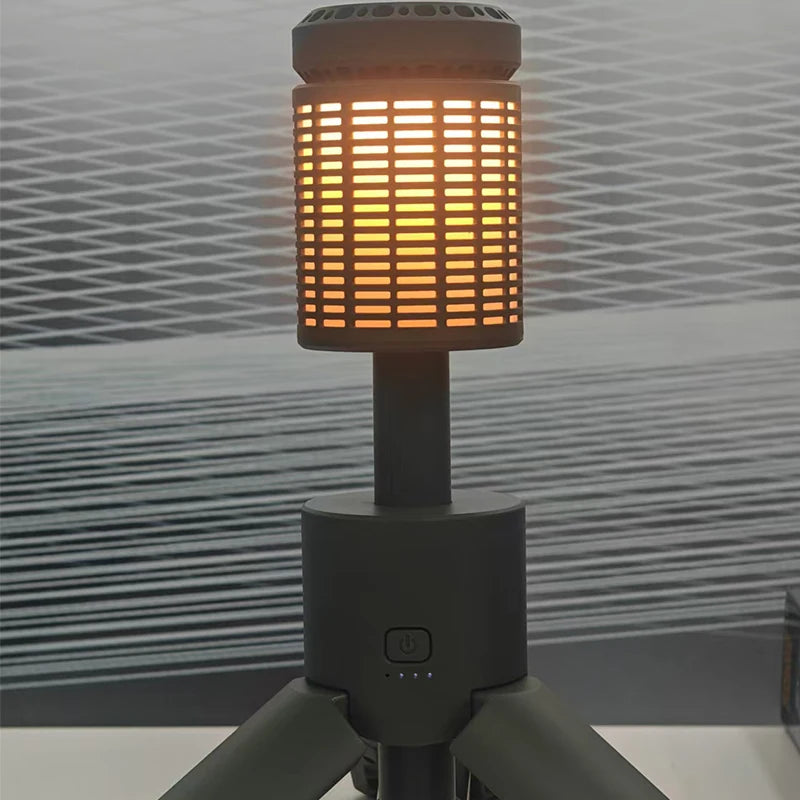 Folding Camping Light Portable Telescopic Lanterns Built-in 10000mAh Outdoor Waterproof Magnetic Lamp With Triangle Stand Base