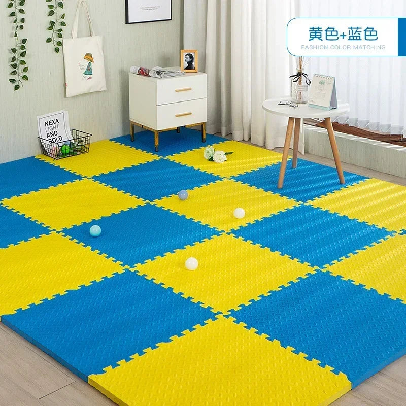 30x30x1cm Baby Play Mats Plain Color Puzzle Mats EVA Foam Mat Kids Jigsaw Mats For Bedroom Protective Floor Tiles Mat Baby Games