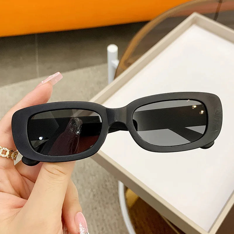 Children Cute Vintage Frosted Rectangle Sunglasses Outdoor Girls Boys Sweet Sun glasses Protection Classic Kids eyewear UV400