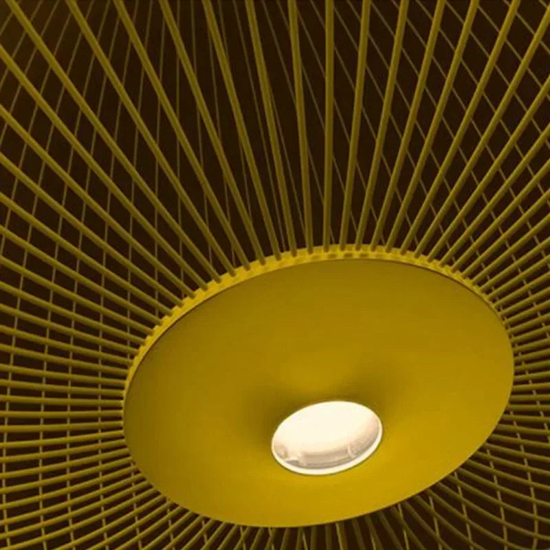 Replica Foscarini Spokes 1/2 Suspesnsion White Pendant Lamp Dining room Bar Kitchen Island Birdcage Light Italian Designer Lamp