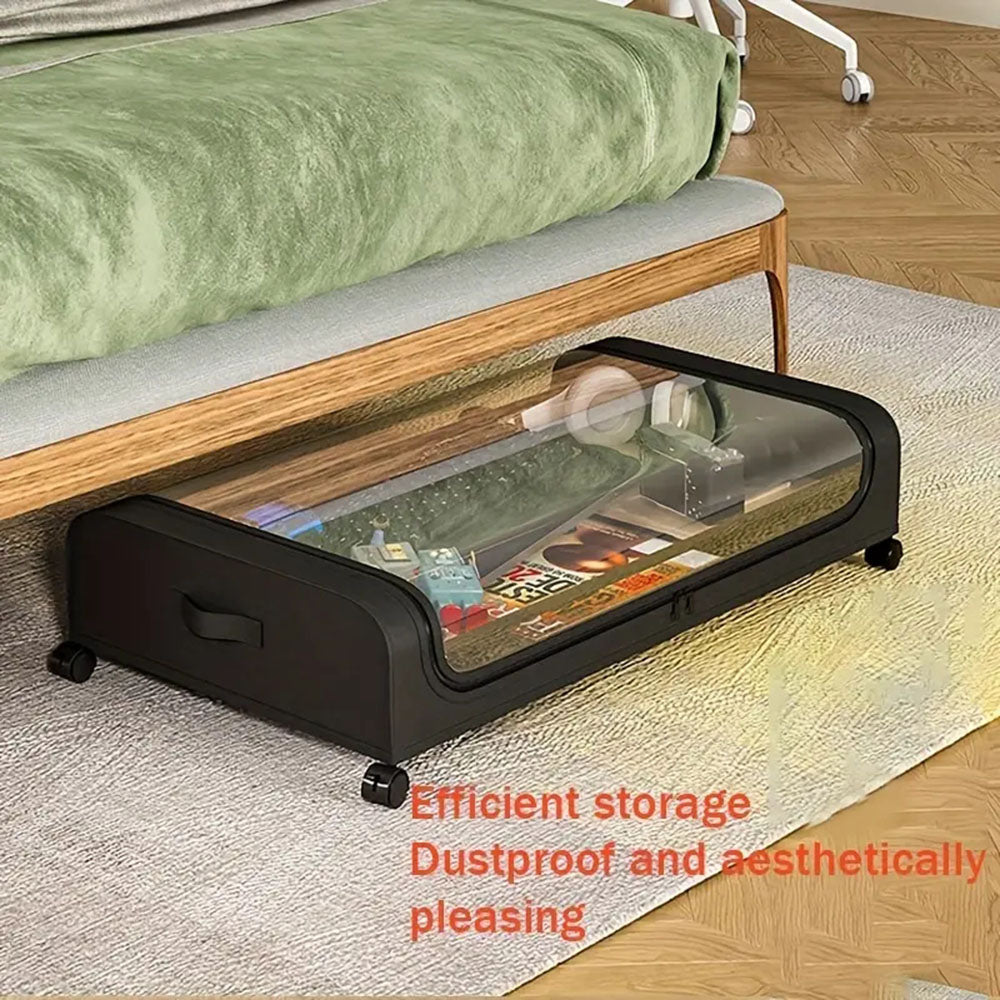Simple Wheel Storage Box Multifunctional Movable Clothes Storage Case For Home