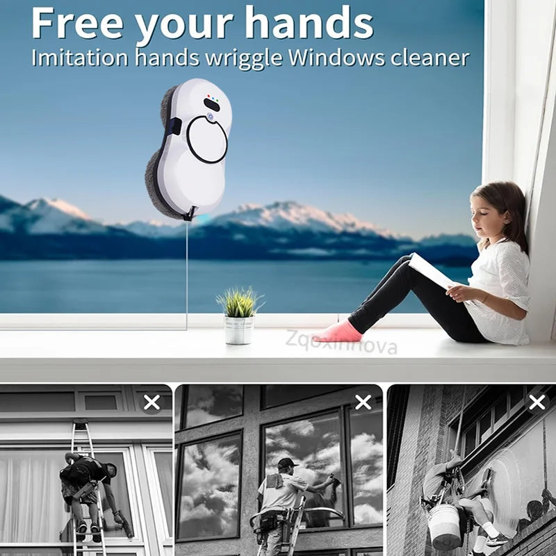UPS Robot for Washing Sindows Vacuum Cleaner Glass Washer Home Appliance Plaster Robot Smart Cleaning Robot Electric Floor Mops