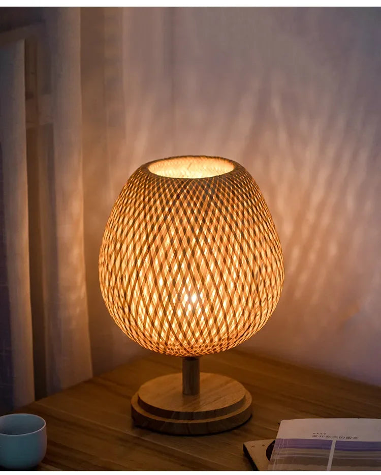 Wooden Wind Small Vine Bar Desk Lamp Creative Modern Living Room Hotel Desk Bedhead Adjustable Home Lighting Decoration Fixtures
