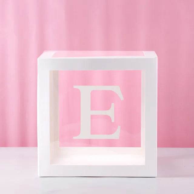 First Birthday Balloon Boxes For Party Decorations 1st Birthday Balloon Garland Decor with ONE Letter Boy Girl Baby Shower Decor - AIAZ