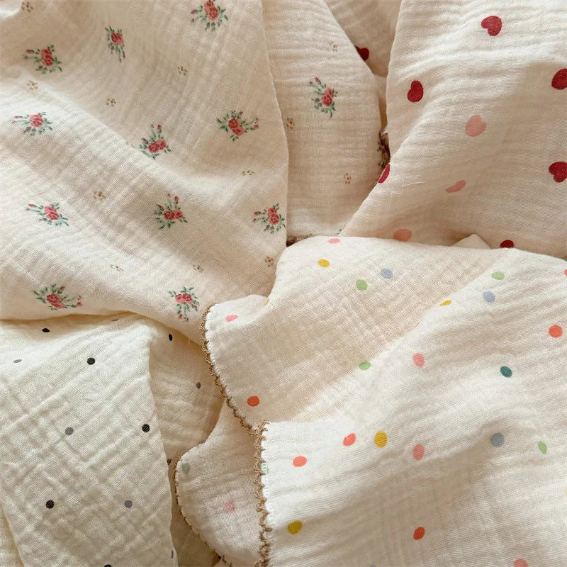Baby Blanket Newborn Summer Muslin Swaddle Blankets Baby Wrap Cotton Soft Receiving Blankets Bedding Crib Quilt Stuff Bath Towel