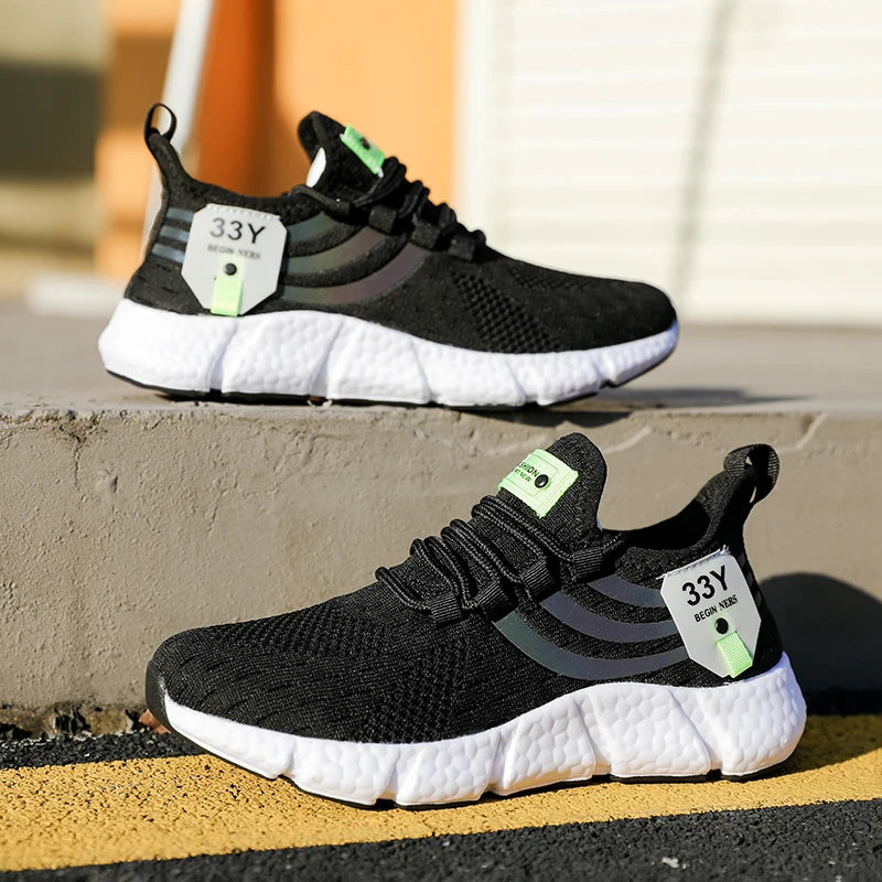 Women Casual Sports Shoes Breathable Lightweight Sneakers Anti-slip Flats Outdoor Running Walking Shoes Female Vulcanized Shoes