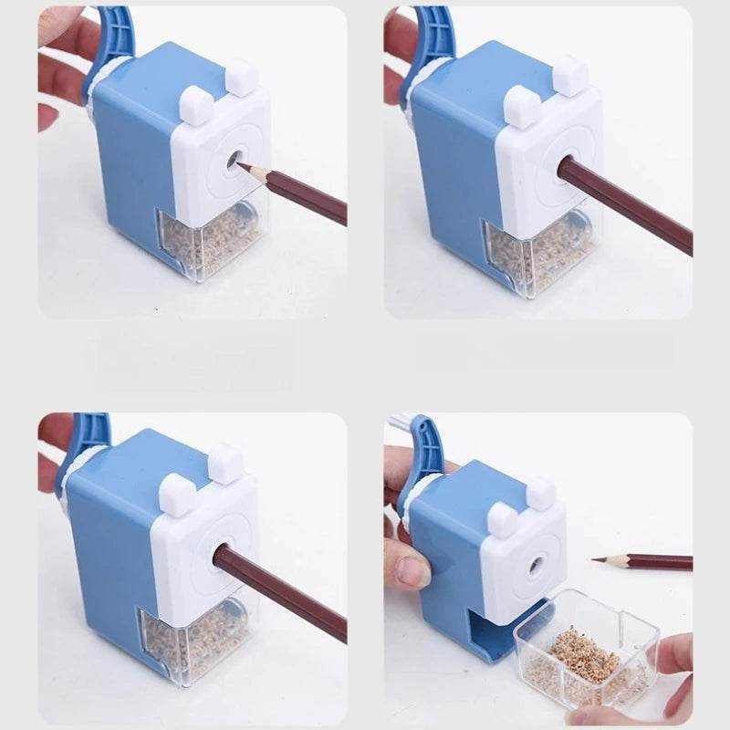 Students Use Back to School Supplies Stationery Bar Pencil Sharpener Simple and Portable Useful Kawaii Sharpeners Pencils Office - AIAZ