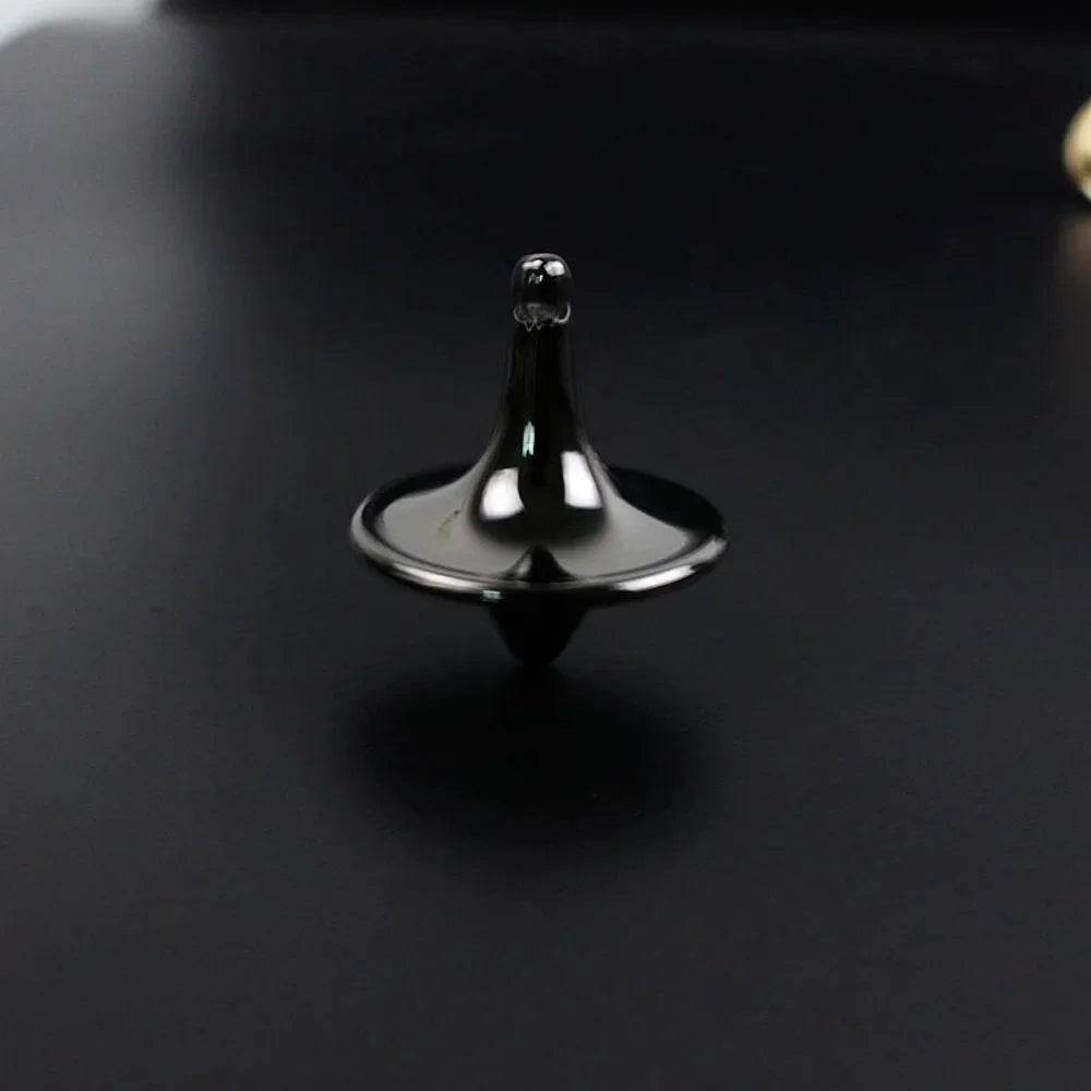 Metal Gyro Great Accurate Silver Spinning Top Hot Movie Totem Print Spinning Top apda7a08 - AIAZ
