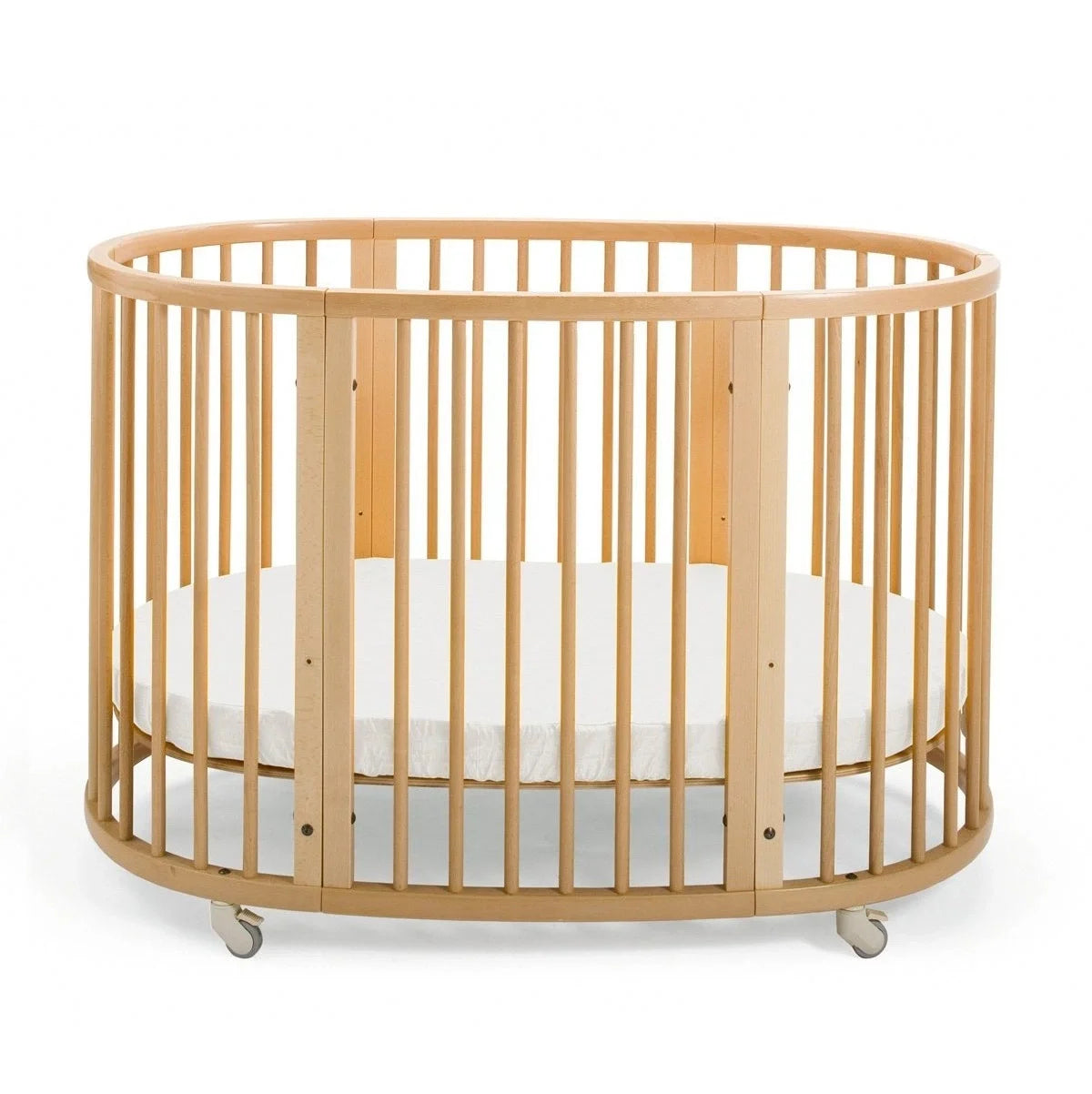 Portable Designs Wheels Mobile Circle Crib Convertible Cribs Sleeping Wood Oval Crib Cot Bed Baby Beds For New Born