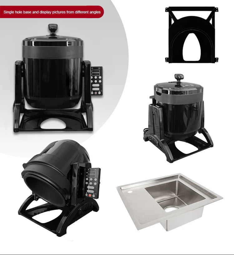 Cooking Robot Latest High Quality Fully Automatic Commercial Kitchen Multifunctional Cooking Machine