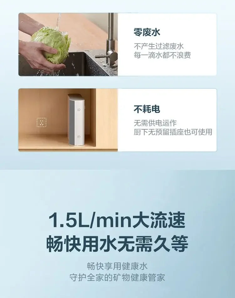 Household Appliance New Arrivals Water Purifier Filter Tap Water Pre-filter Non-direct Drinking Ultrafiltration Water Purifier