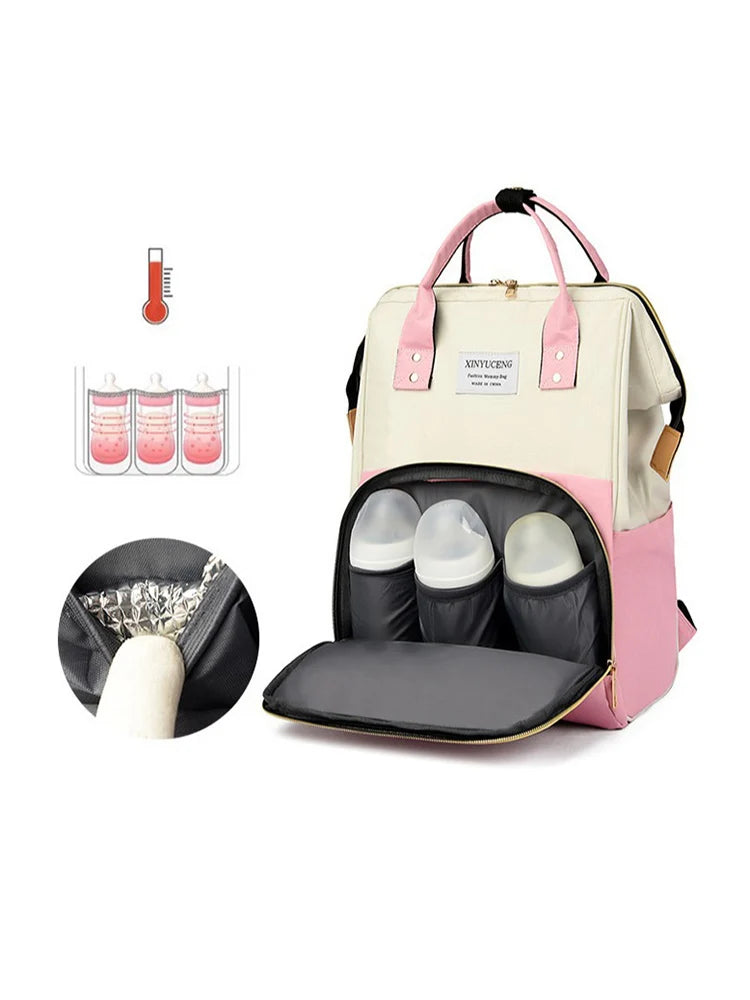 Multifunctional Maternity Bag Lightweight And Convenient Diaper Backpack Large Capacity Baby Care Bag Baby Supplies Storage Bag