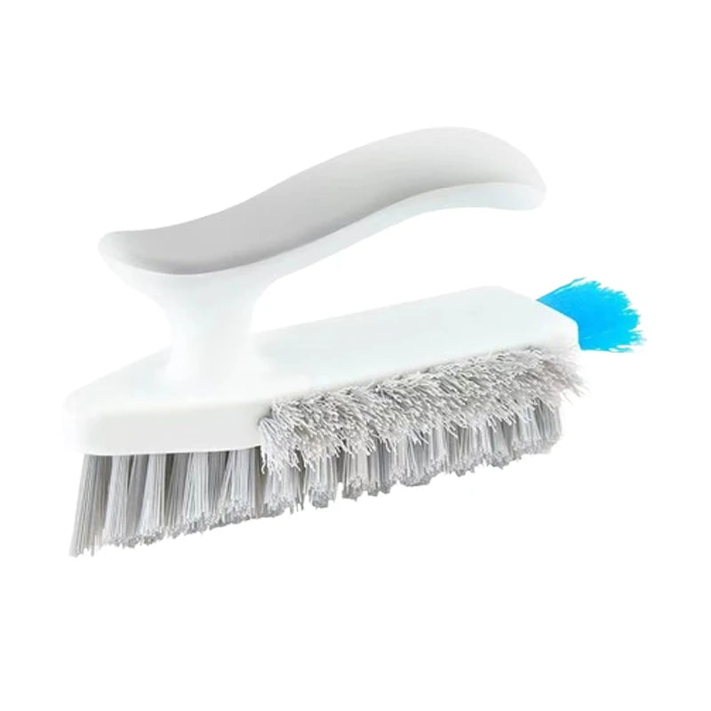 1/2pcs 4-in-1 Crevice and Floor Scrub Brush Durable Plastic Portable Design for Bathroom Kitchen Living Room Cleaning