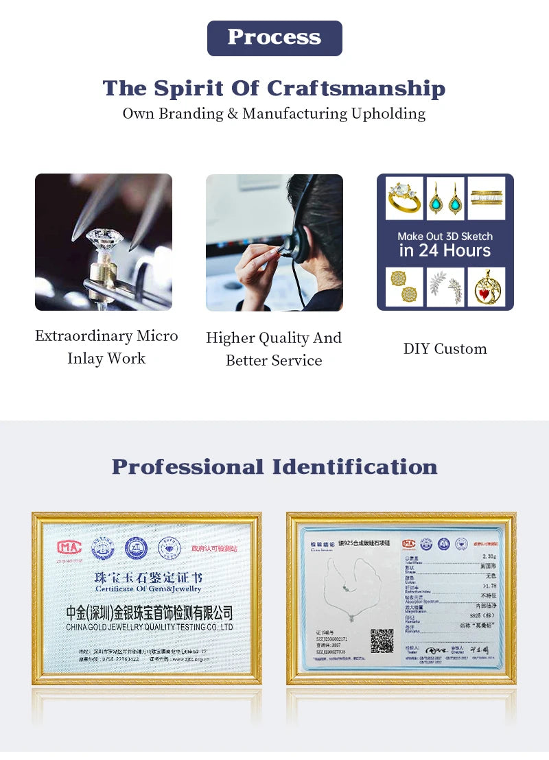 IOGOU Luxury 4ct Moissanite Halo Engagement Ring Certified Cushion Cut Diamond Wedding Rings 925 Sterling Sliver Wedding Jewelry