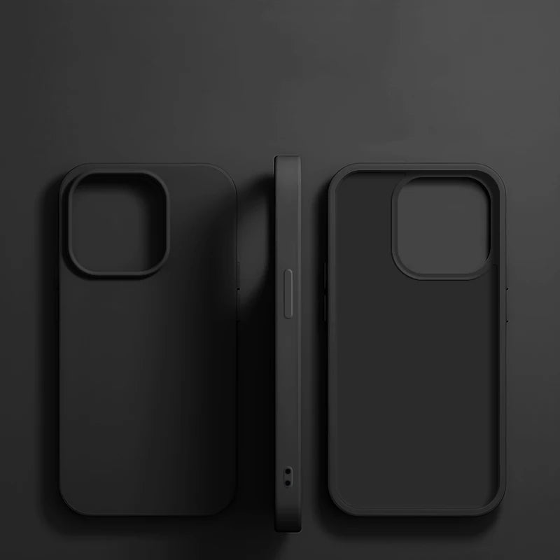 Luxury Liquid Silicone Phone Case for APPLE iPhone 11 13 12 14 15 16 Pro Max Cases for iPhone 15 Plus Shockproof Protector Cover
