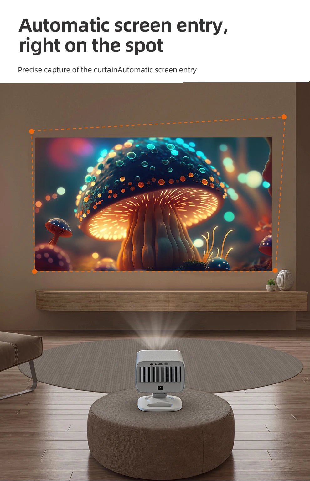 LENOVO 100P Full HD 1080P Projector 4K Smart Bluetooth WiFi 6 3000ANSI Auto Focus Home Theater Cinema High Brightness Projectors