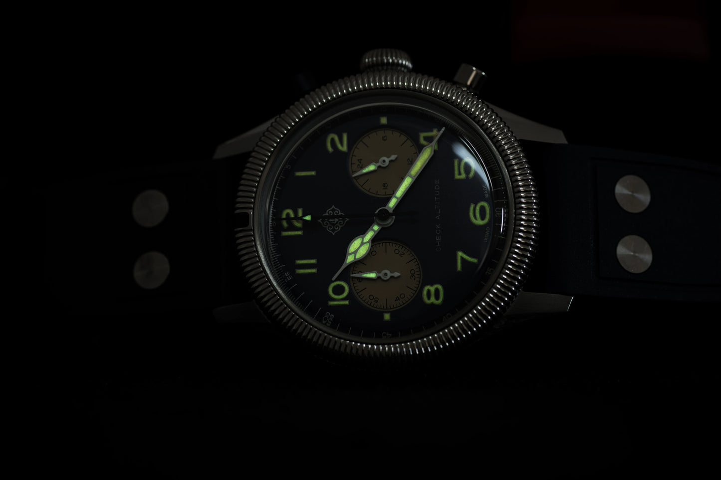 2025 New IXDAO 39mm Pilot Men Quartz Watches Peregrine Falcon Series VK64 Sapphire Stainless Steel Sports Chronograph 10Bar C3