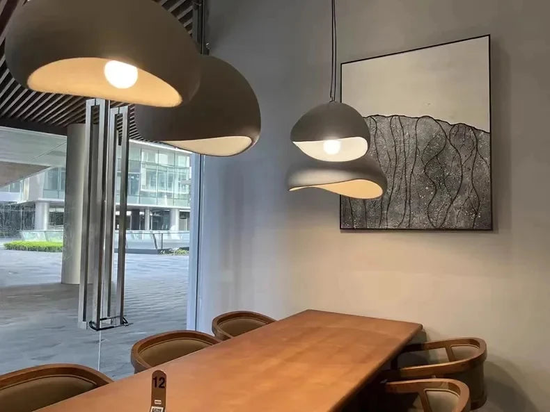 Japanese Wabi Sabi Chandelier Modern LED Pendant Light for Dining Living Room Bedroom Bar Designer Homestay E27 Hanghing Lamp