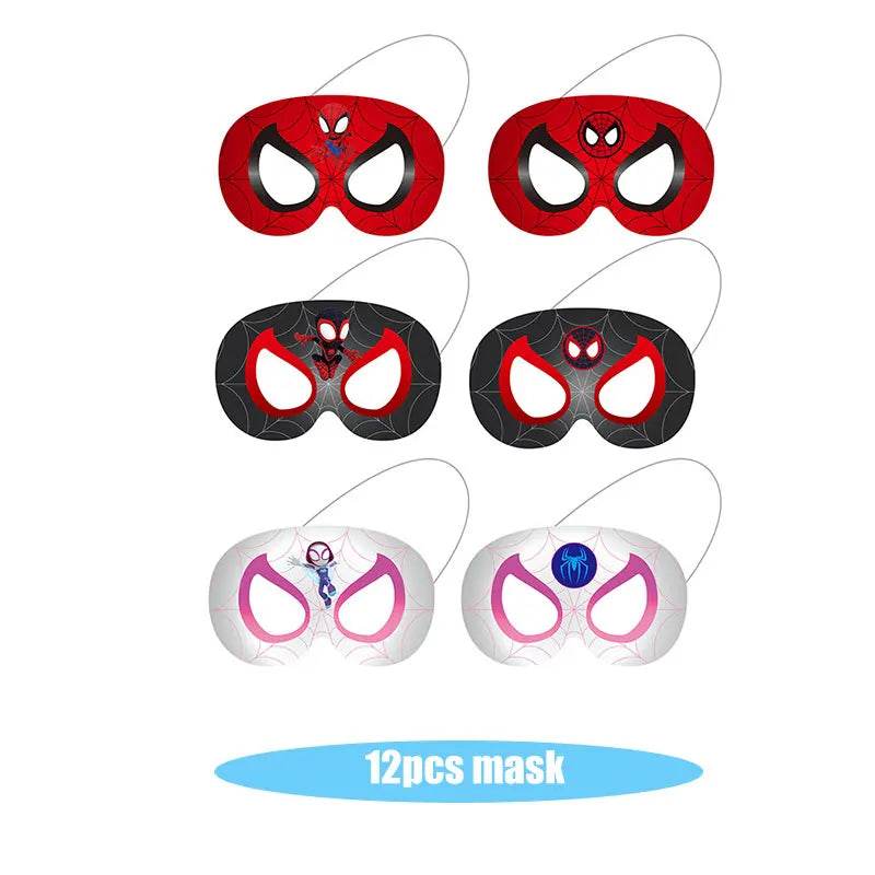 Spidey And His Amazing Friends Birthday Decoration Party Supplies Paper Cups Plates Napkins Tableware Tablecloth Kids Balloons - AIAZ