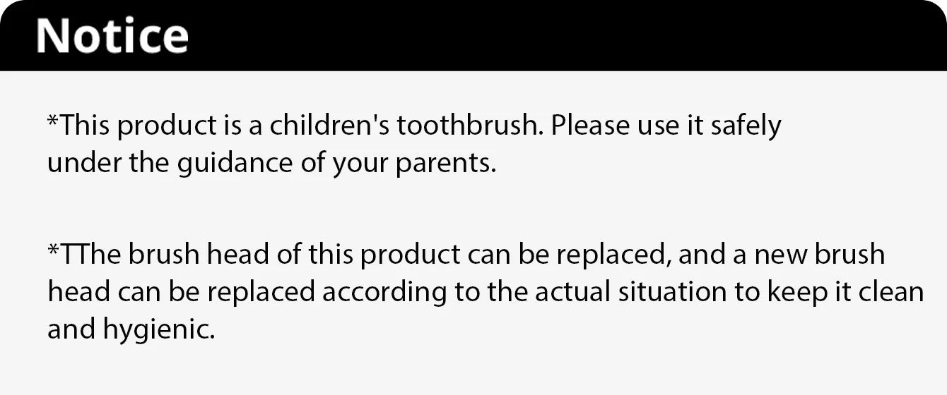 Children's Electric Toothbrush Color Cartoon Space Series Children's Soft Hair Cleaning Brush (Battery Not Included)