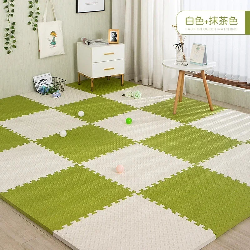 30x30x1cm Baby Play Mats Plain Color Puzzle Mats EVA Foam Mat Kids Jigsaw Mats For Bedroom Protective Floor Tiles Mat Baby Games