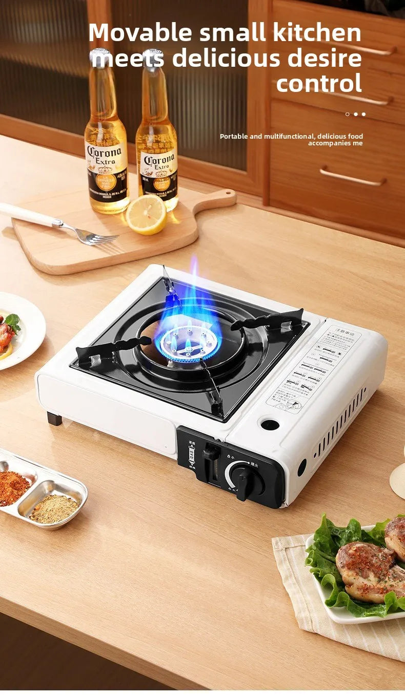 2025 Portable Butane Gas Stove Outdoor Cassette Stove for Hot Pot BBQ Camping Hiking Picnic Household Cooking