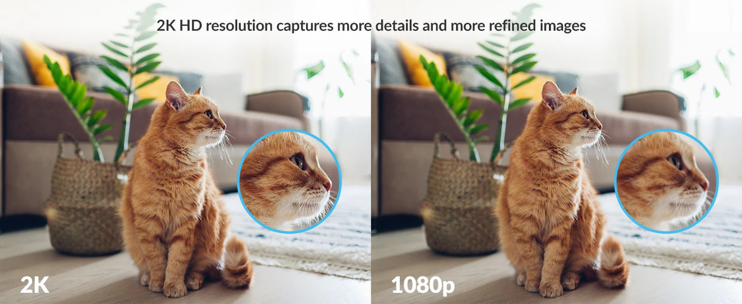 YI Pro Home 2K Wifi Surveillance Camera 3MP IP CCTV Smart Home Baby Pet Monitor Security Protection Compatible with Alexa