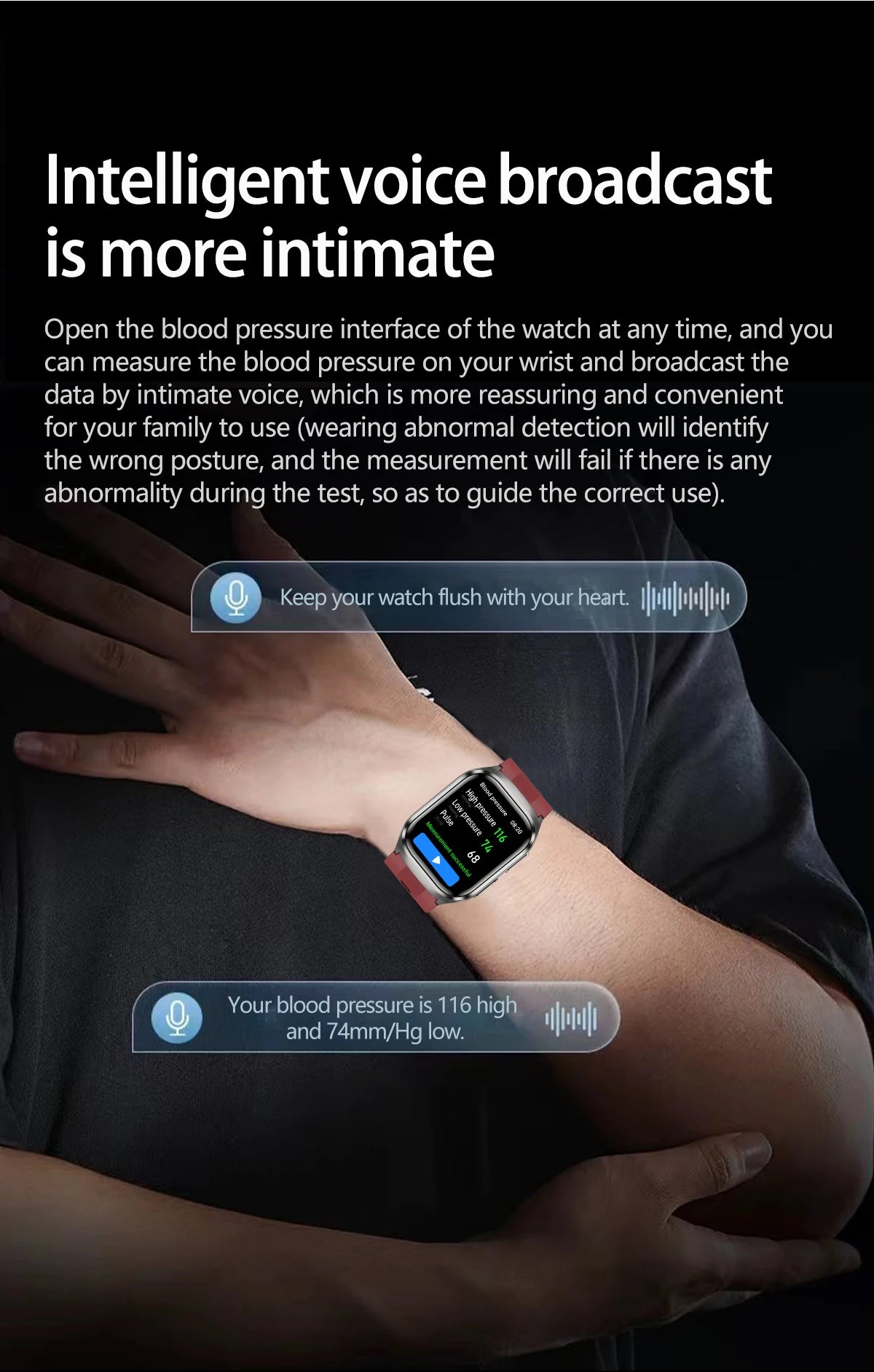 2025 New For HUAWEI Air Bag Smart Watch Men Blood Fat ECG+PPG Blood Pressure Broadcast NFC HD BT Call Health Smart Watch Woman