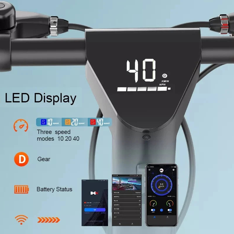 2024 X9 Self-Balancing Electric Scooter 10 Inch Max 40km/h New Design Adult Electric Moped Scooter Sale For USA Canada Warehouse
