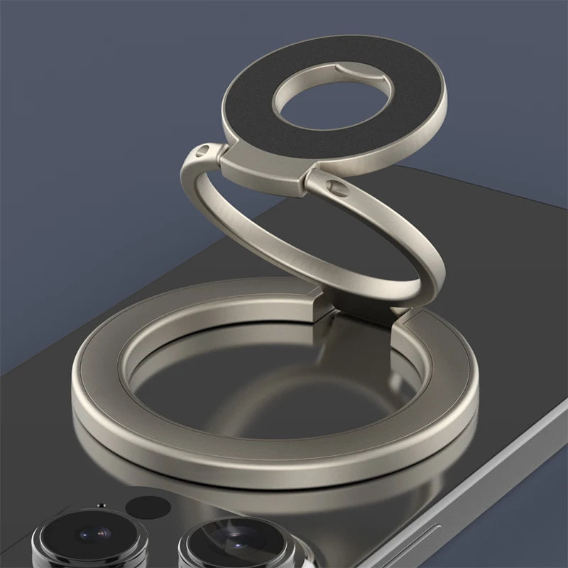 For MagSafe Double Sided Magnetic Phone Ring Holder Portable Folding Cellphone Stand Accessory Grip Bracket Support For iPhone