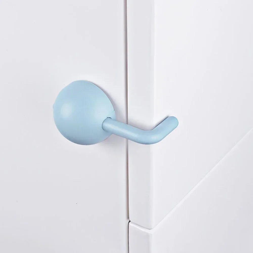Safety Cabinet Multifunctional 1/2/3pc Baby Safety Lock Anti-Pinch Hand Children Door Drawer Locks Security Refrigerator Buckle