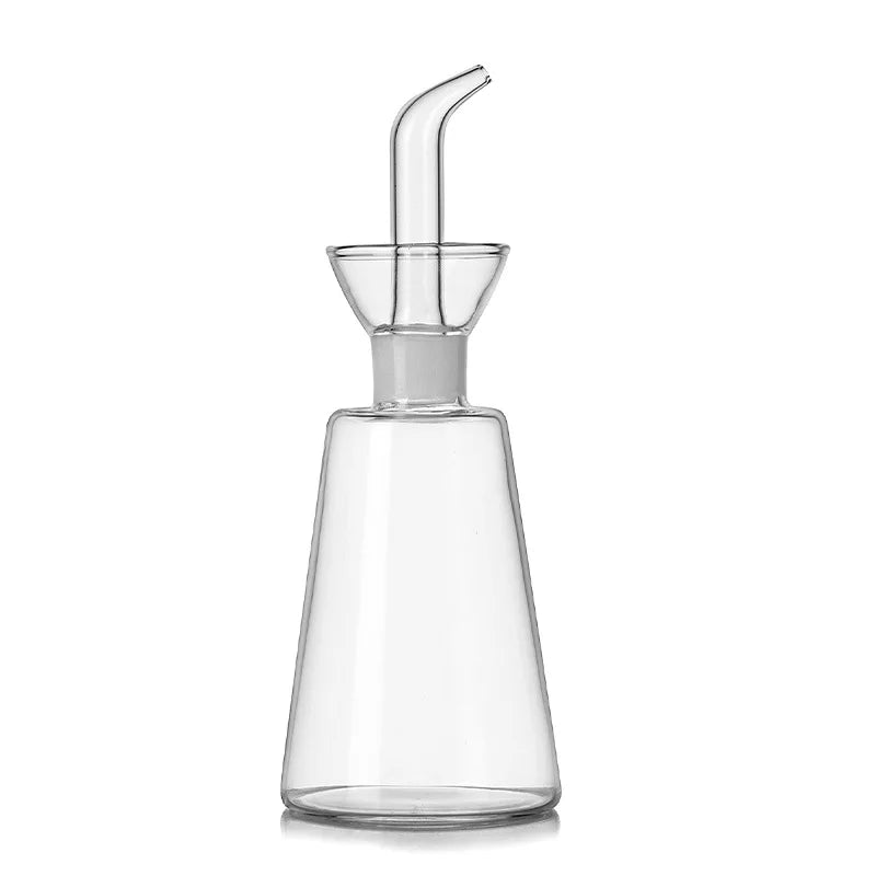 High Borosilicate Glass Oil Pot Household Leak-proof Oil Tank Seasoning Pot Household Portioning Seasoning Bottle Kitchen Tool