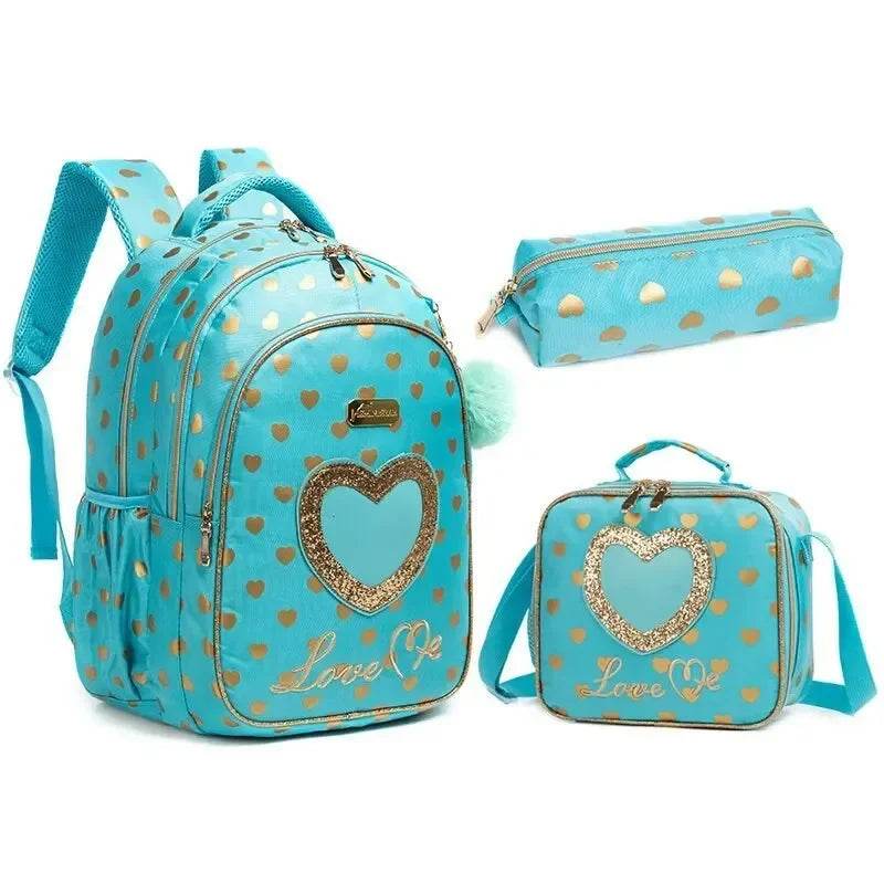 Drop Shipping Backpack Set for Teenagers Waterproof School Bags for Girls Backpack Mermaid Cartoon Bag Kids School Bags Supplies - AIAZ