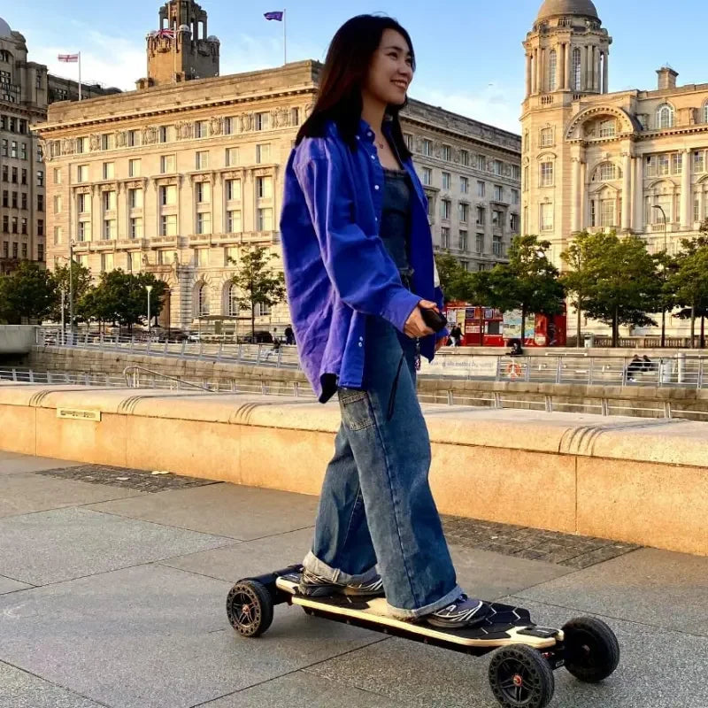 Electric Skateboard - 3500W Dual Motors, 21 Miles Range, 29 Top Speed, 10 Layers Maple, City Rider 3