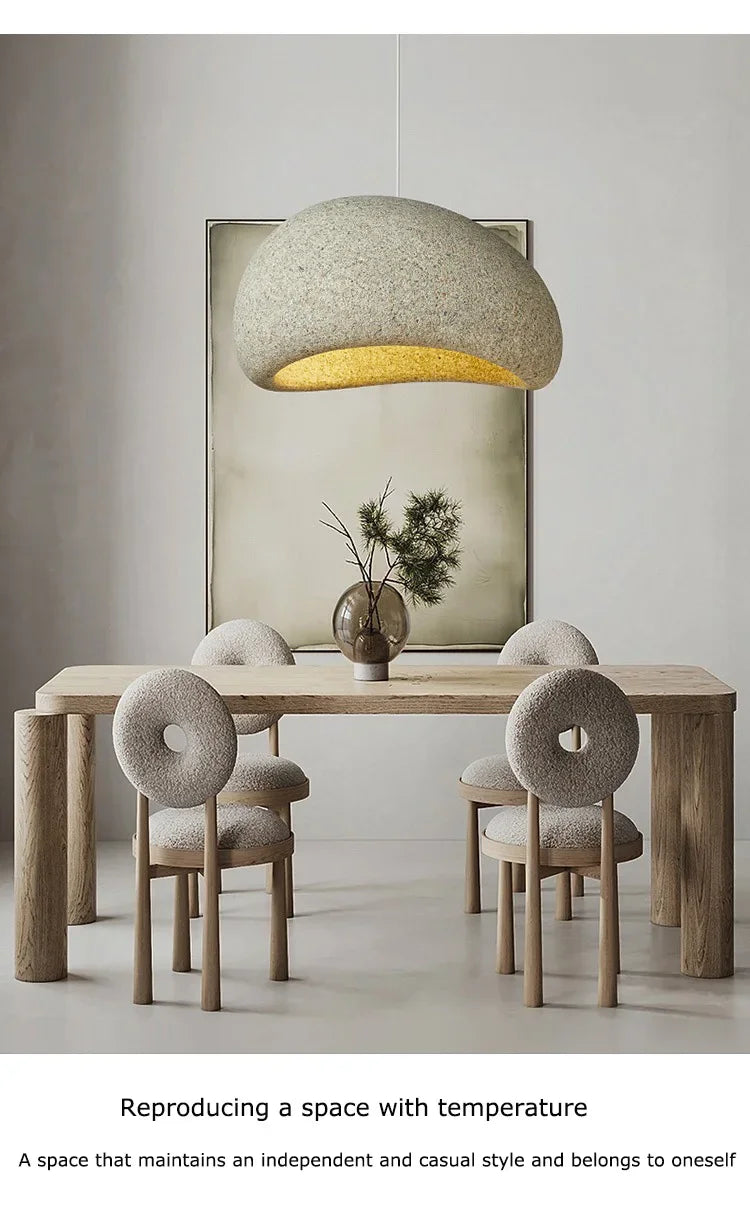 Hot Sales Wabi Sabi Style Chandelier for Homestay Hotelempty Villa Living Room Restaurant Lighting Fixtures G80 Bulb